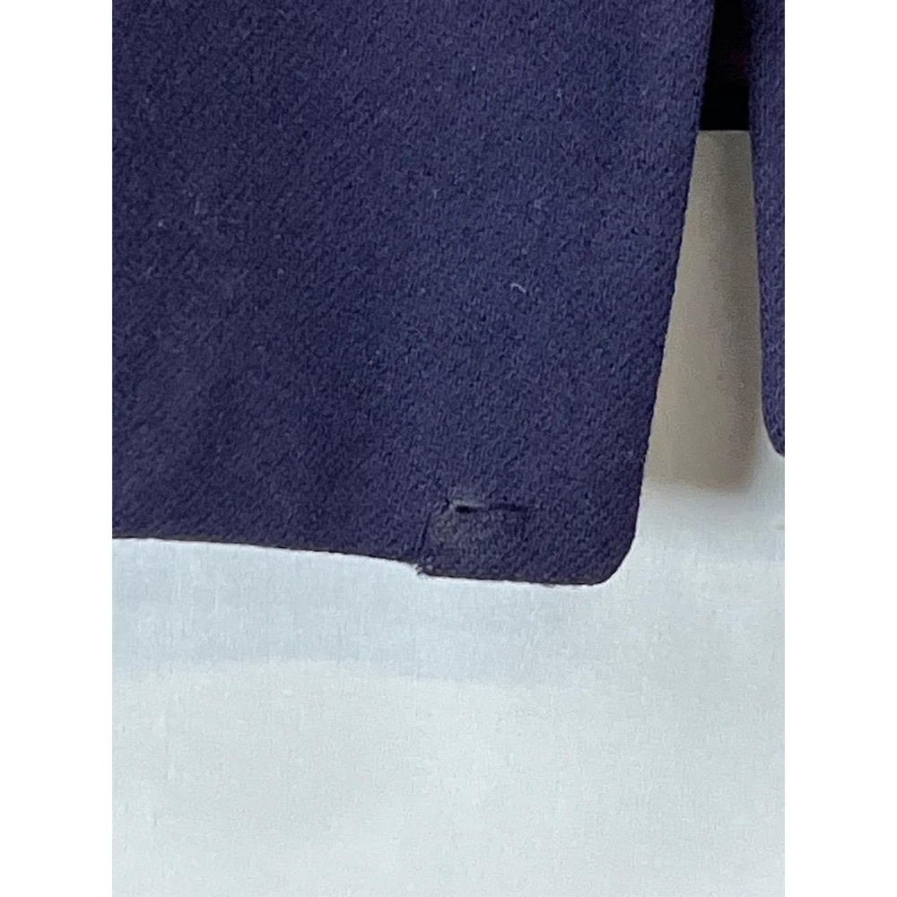 Vintage Dumas Petite Women's Purple Wool Blend Single Button Blazer 4 Petite - Picture 10 of 10